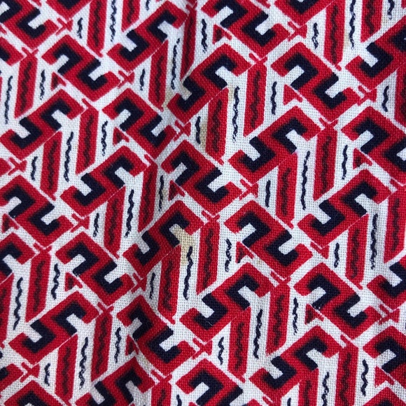 Vtg 60s UAR Egyptian Prairie Cottage Core Patterned Ruffle Maxi Dress Nefertari - Picture 13 of 16